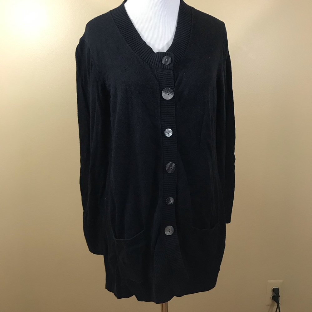 J. Jill Large Black Long Sweater
